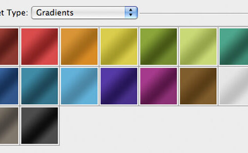 Jewel Tone Gradients Preview - 16 Free Photoshop Gradients - Vibrant, Saturated Rainbow of Colors