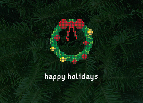 Pixel Christmas Wallpaper Preview