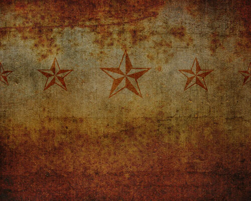 Rusted Stars Distressed Wallpaper Preview, Grunge Rust and Canvas Texture with Tattoo Nautical Stars