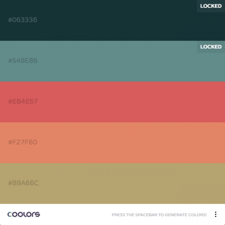 Coolors.co - Color Palette Generator « SpareType